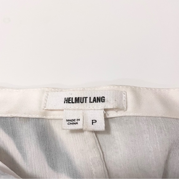 Helmut Lang Mars Print Silk Blouse Size P / XS / US 2 - Picture 5 of 12